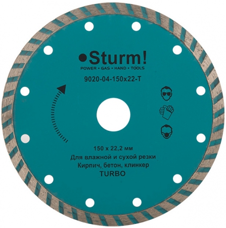 Алмазный диск STURM 9020-04-150*22-Т
