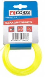 Леска для триммера СОЮЗ ТЛ3535-3.0-8-15