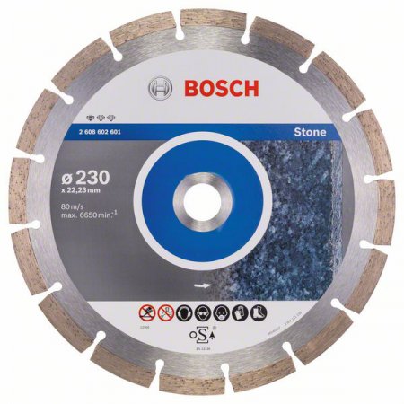 Алмазный диск BOSCH Standard for Stone 2.608.602.601 - Фото 1