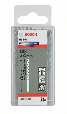 Набор сверел по металлу BOSCH 2.607.018.400