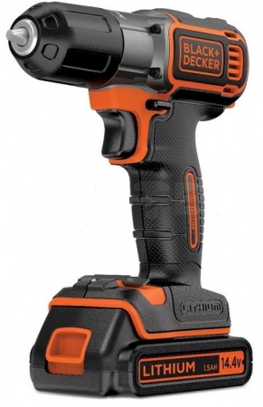 Аккумуляторная дрель-шуруповерт Black&Decker ASD14KB-QW Autosence