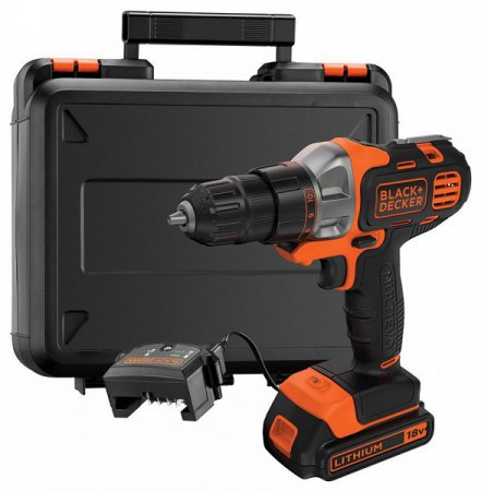 Аккумуляторная дрель-шуруповерт Black&Decker ASD18K-QW