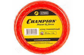 Корд триммерный CHAMPION C7002 Twisted Square 2.0мм* 15м