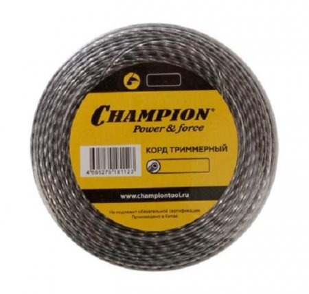 Корд триммерный CHAMPION C7046 Tri-twist 2.7мм*15м 