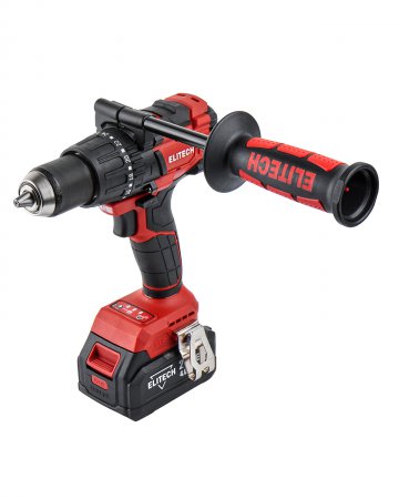 Аккумуляторная дрель ELITECH ДА21УБЛ2(E2201.048.02) + шнек для льда ELITECH 1820.117500 - Фото 12