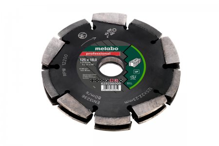 Алмазный фрезеровочный круг METABO (628298000) O125x22,23 мм