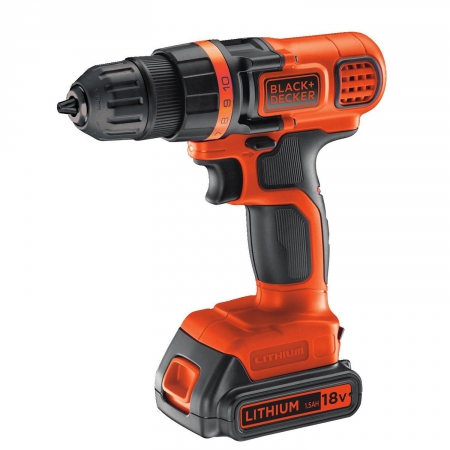 Аккумуляторная дрель-шуруповерт Black&Decker EGBL18K