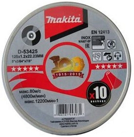 Диск отрезной Makita D-53425