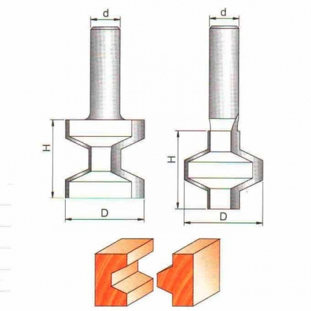 Набор фрез для сращивания GLOBUS 3511 Set