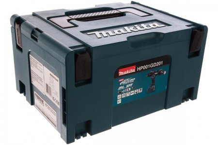 Аккумуляторная дрель ударная Makita HP001GD201  - Фото 2