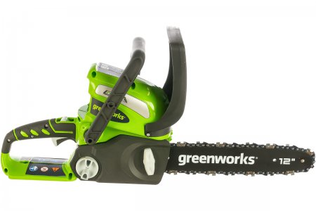 Цепная пила аккумуляторная щеточная GREENWORKS G40CS30 (20117) - Фото 2