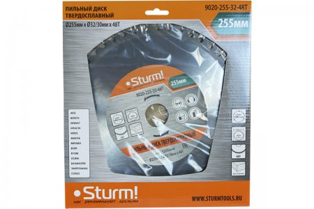 Пильный диск STURM 9020-255-32-48T - Фото 2