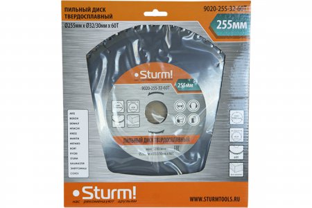 Пильный диск STURM 9020-255-32-60T - Фото 2