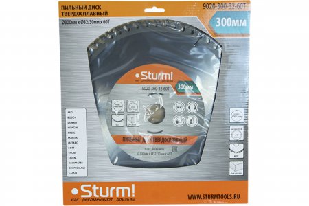 Пильный диск STURM 9020-300-32-60T - Фото 2
