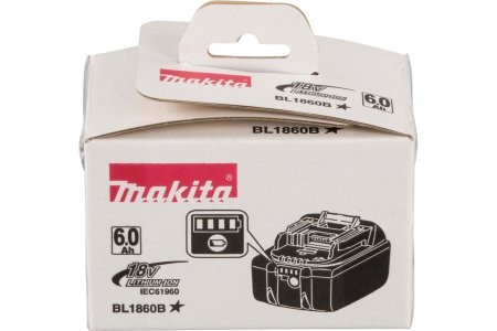 Аккумулятор Makita BL1860B 632F69-8 - Фото 3