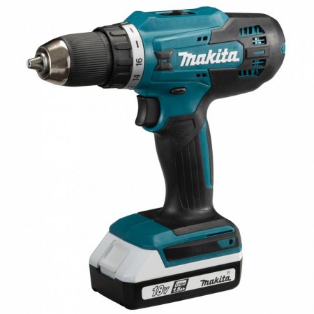 Аккумуляторная дрель ударная Makita HP488DWE - Фото 1