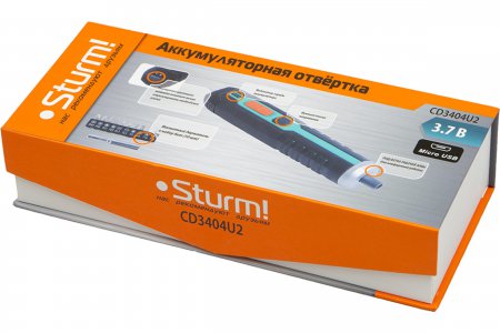 Аккумуляторная отвертка STURM CD3404U2 - Фото 3