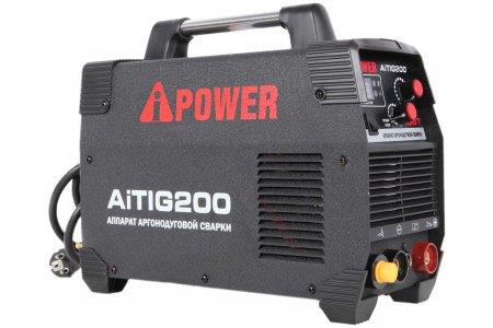 Инверторный аппарат аргонно-дуговой A-iPower AiTIG200 - Фото 3