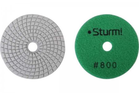 Алмазный гибкий шлифовальный круг STURM 9012-W100-800 - Фото 1