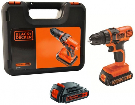 Аккумуляторная дрель Black&Decker EGBL 18 KB