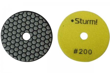 Алмазный гибкий шлифовальный круг STURM 9012-D100-200
