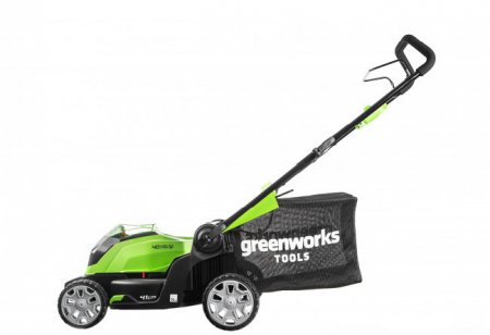 Газонокосилка аккумуляторная GREENWORKS G40LM41K4 - Фото 2