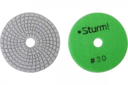 Алмазный гибкий шлифовальный круг STURM 9012-W100-30