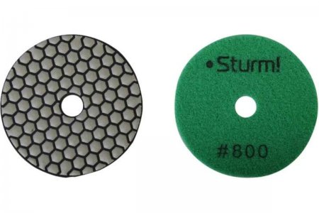 Алмазный гибкий шлифовальный круг STURM 9012-D100-800