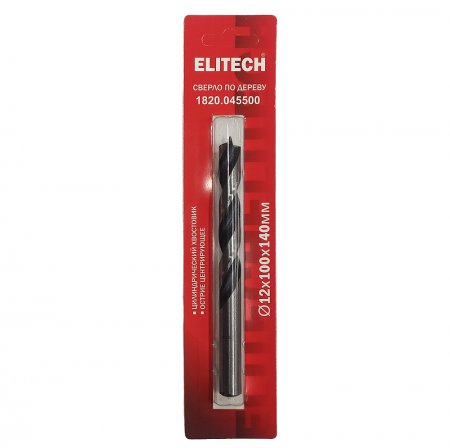 Сверло для дерева ELITECH 1820.045500