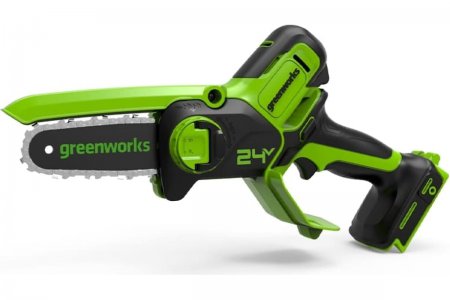 Цепная мини пила аккумуляторная GREENWORKS GD24CSMNX 2008707 без АКБ и ЗУ