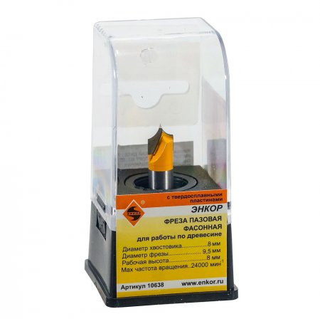 Фреза по дереву пазовая ЭНКОР 10632 - Фото 3 Фреза по дереву пазовая ЭНКОР 10632 - Фото 3