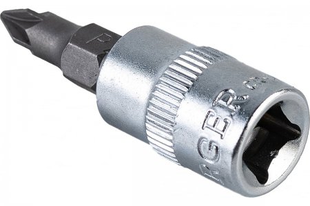 Бита-головка BERGER 1/4" Pozidriv PZ1*38мм, BG2195  - Фото 1