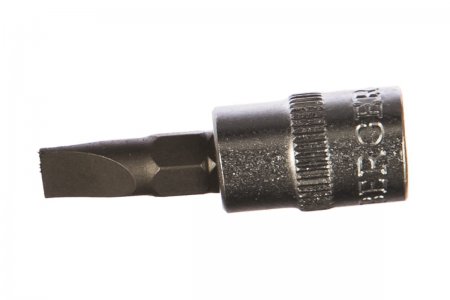 Бита-головка BERGER 1/4" Slotted SL6 BG2214 - Фото 2