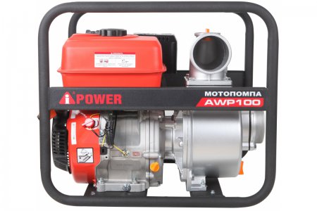 Мотопомпа бензиновая для чистой воды A-iPower AWP100 30141 - Фото 2