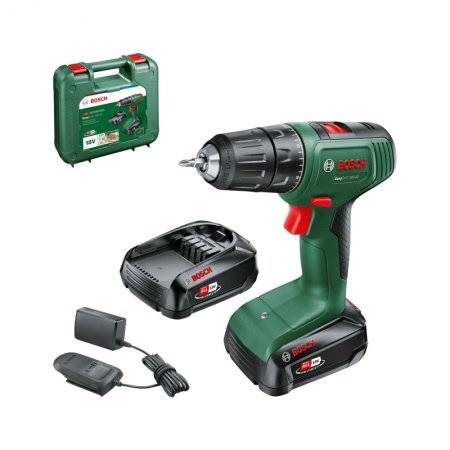 Аккумуляторная дрель-шуруповерт BOSCH EasyDrill 18V-40 2X2 0.603.9D8.005