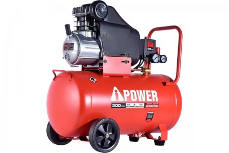 Компрессор поршневой масляный A-iPower AC300/50D 50104 - Фото 3