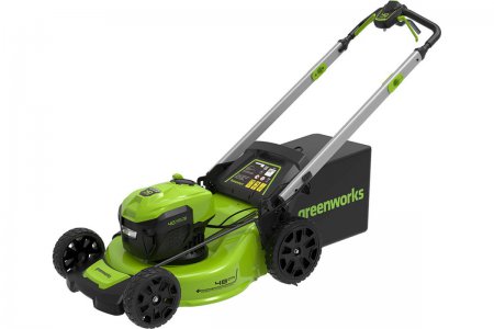 Аккумуляторная газонокосилка GREENWORKS GD40LM48SPК4 2517407UB - Фото 1