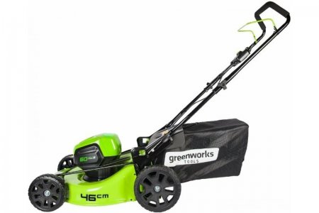 Аккумуляторная газонокосилка GREENWORKS GD60LM46HP 2502807 без АКБ и ЗУ - Фото 2