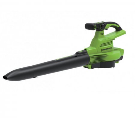 Аккумуляторный воздуходув-пылесос GREENWORKS GD40BVIIK4 2406907UB - Фото 1