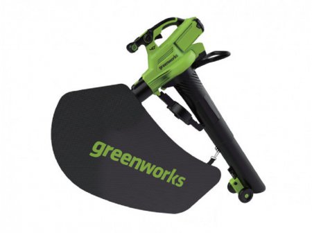 Аккумуляторный воздуходув-пылесос GREENWORKS GD40BVIIK4 2406907UB - Фото 3