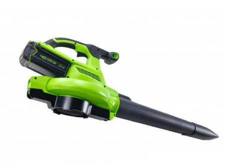 Аккумуляторный воздуходув-пылесос GREENWORKS GD40BVIIK4 2406907UB - Фото 2