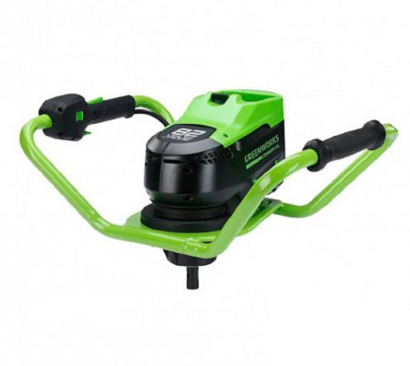 Аккумуляторный мотобур GREENWORKS GC-AUGER 3707907 без АКБ и ЗУ - Фото 1
