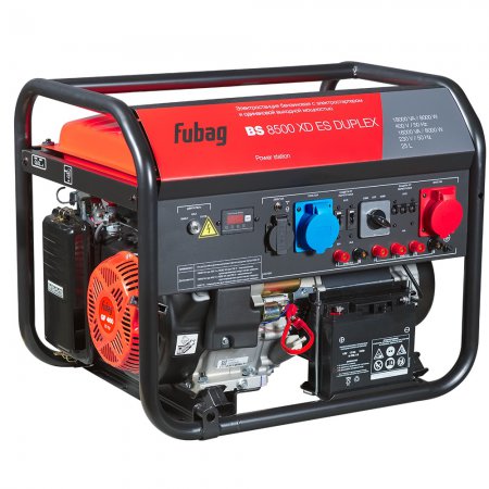 Бензиновый генератор FUBAG BS 8500 XD ES DUPLEX 641090 - Фото 1