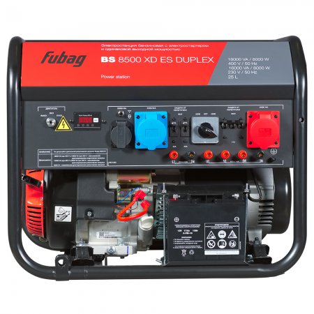 Бензиновый генератор FUBAG BS 8500 XD ES DUPLEX 641090 - Фото 4