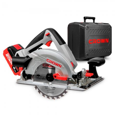 Пила дисковая аккумуляторная CROWN CT25002-165HX-4 BMC - Фото 1
