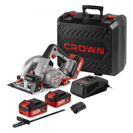Пила дисковая аккумуляторная CROWN CT25002-165HX-4 BMC - Фото 2