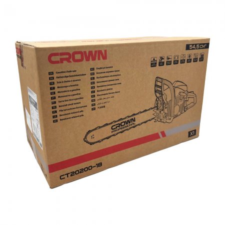 Бензопила CROWN CT20200-18 - Фото 2