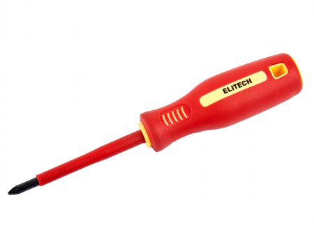 Отвертка ELITECH 231302 диэлектрическая