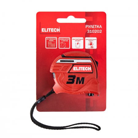 Рулетка ELITECH 310202 - Фото 4