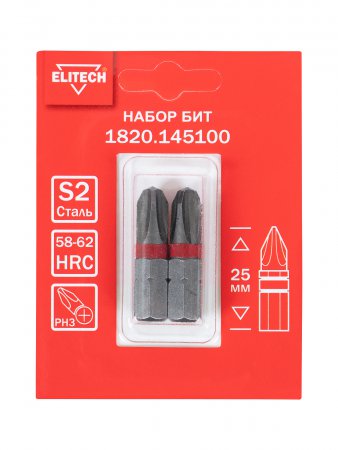 Биты ELITECH 1820.145100 Биты ELITECH 1820.145100